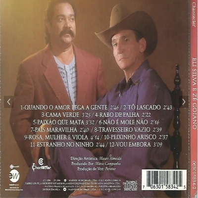 Eli Silva E Zé Goiano (1996) (CHANTECLER 0630158342)